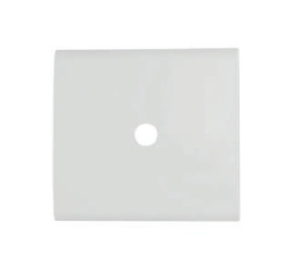 Placa com 1 Furo Diâmetro 9,5mm - 4x4